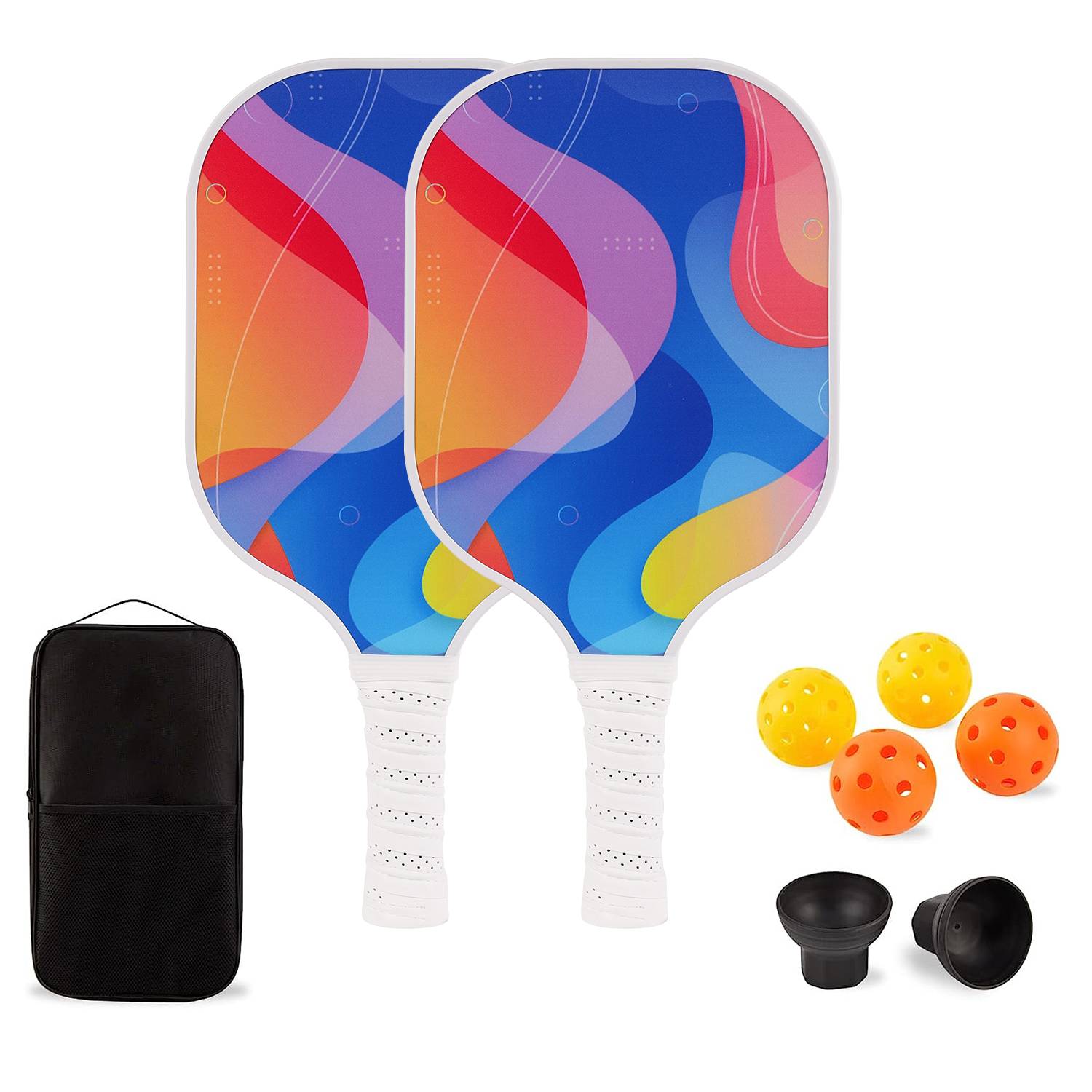Carbon fiber set [color blue] 2 shots+4 ball+2 ball pickup +1 bag